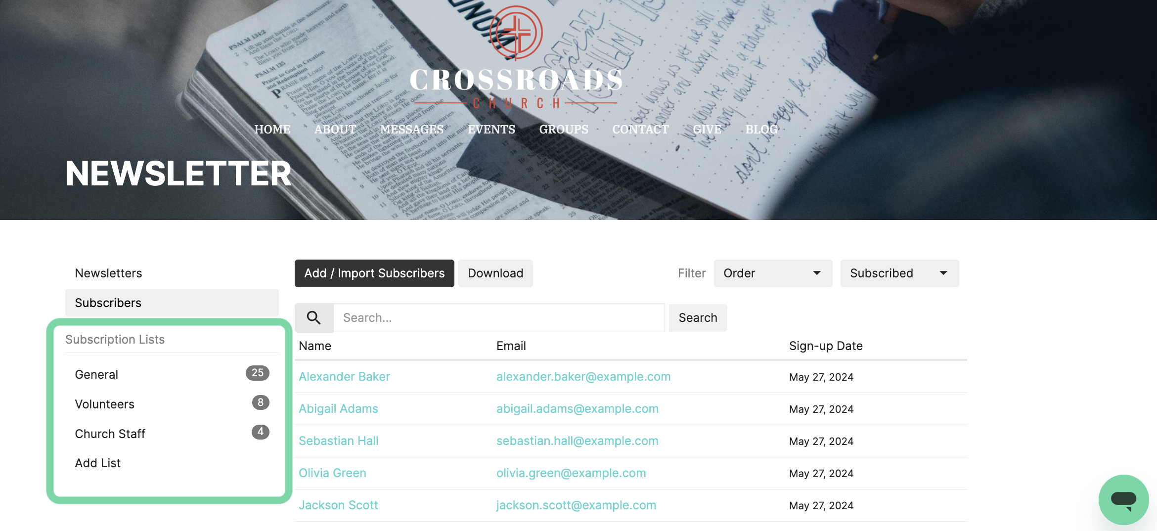 Sites Subscritption Lists.png