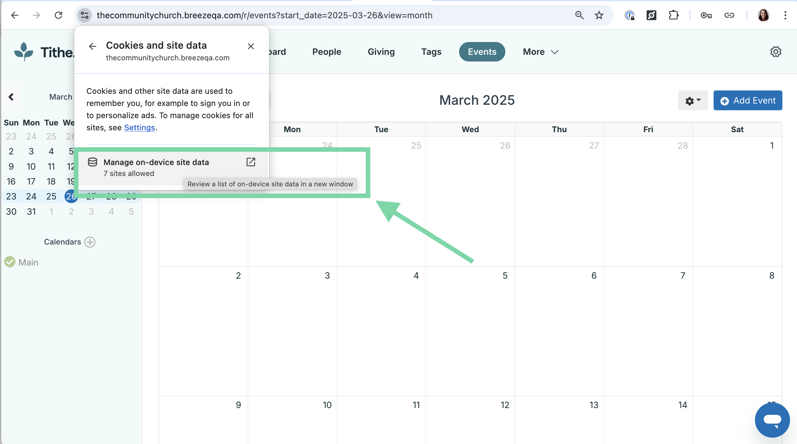 Browser Manage on-device site data.png