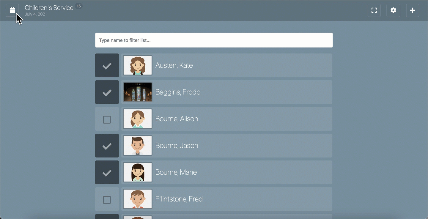 Using the Settings in Check-In – Tithely
